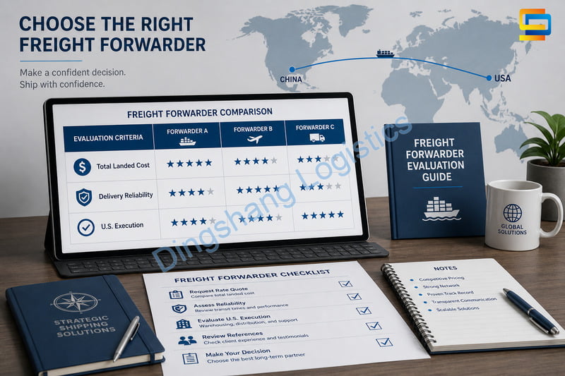 how to choose a freight forwarder in China for US imports