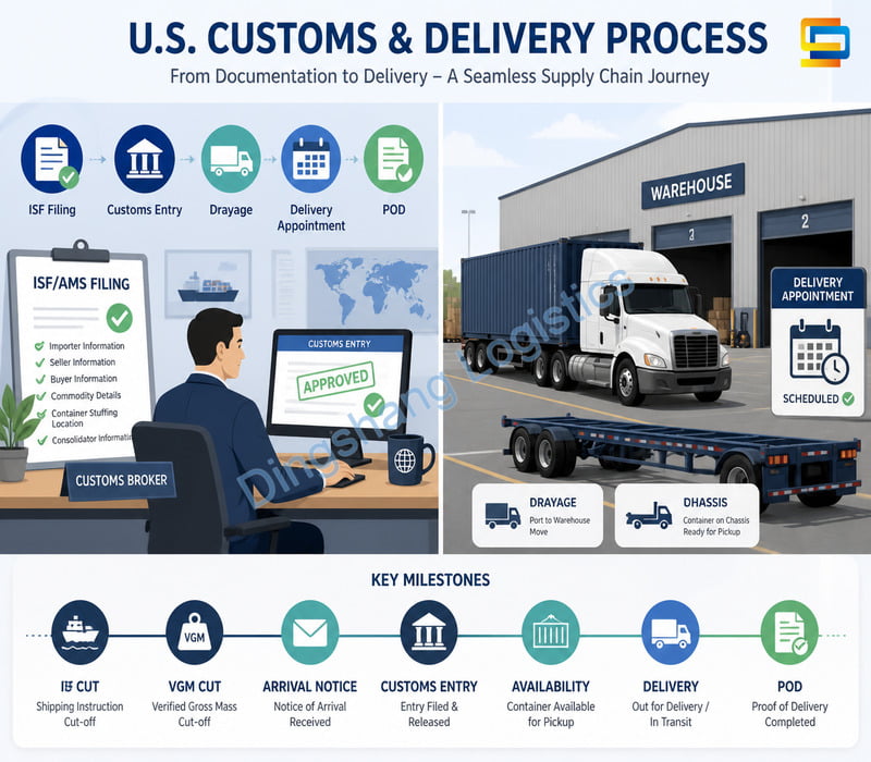 verify US delivery capability of a freight forwarder in China