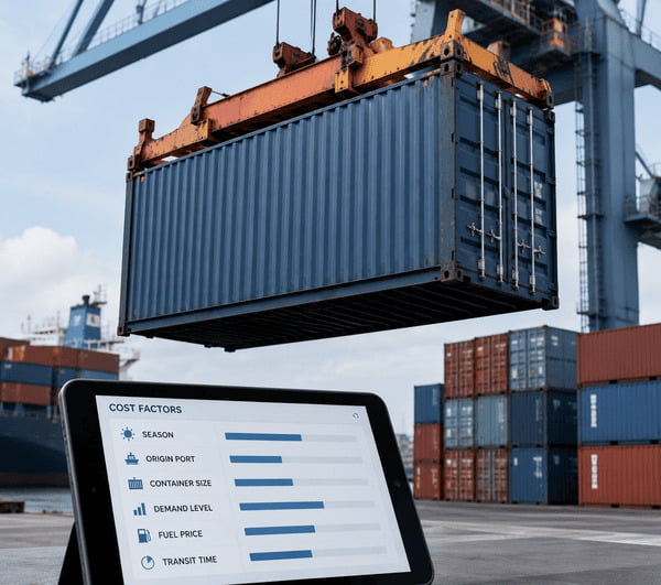 china to new york container shipping cost