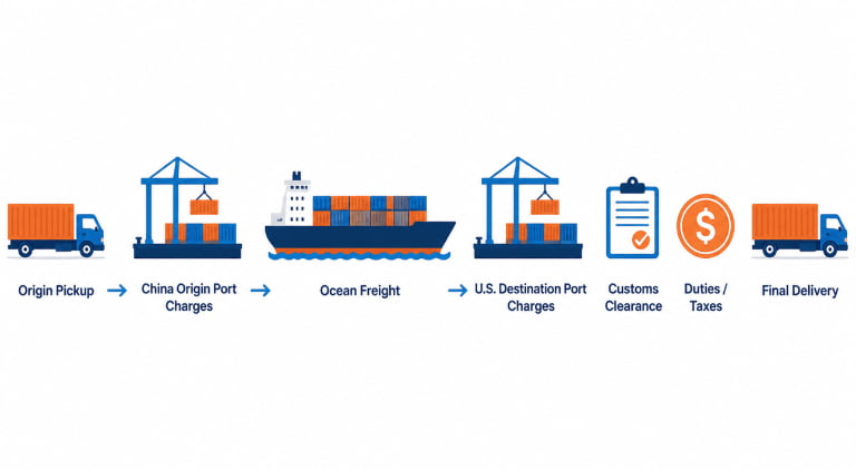 What Are You Really Paying to Ship a Container From China