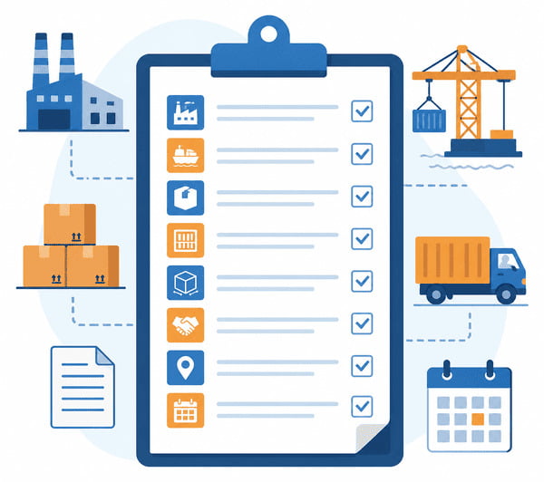 information needed for container shipping quote China USA
