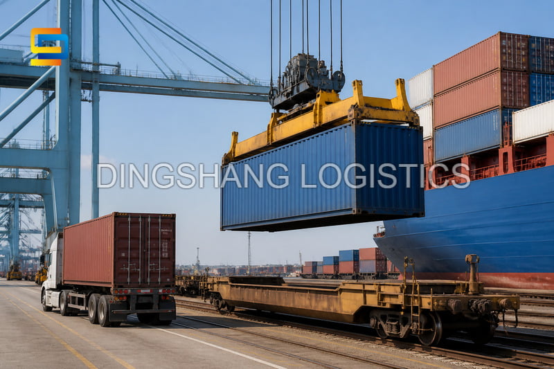China to St. Louis container shipping routes