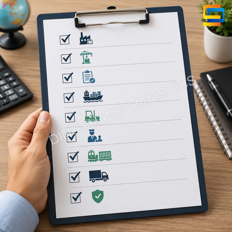 container shipping rates from China to USA all-in quotation checklist