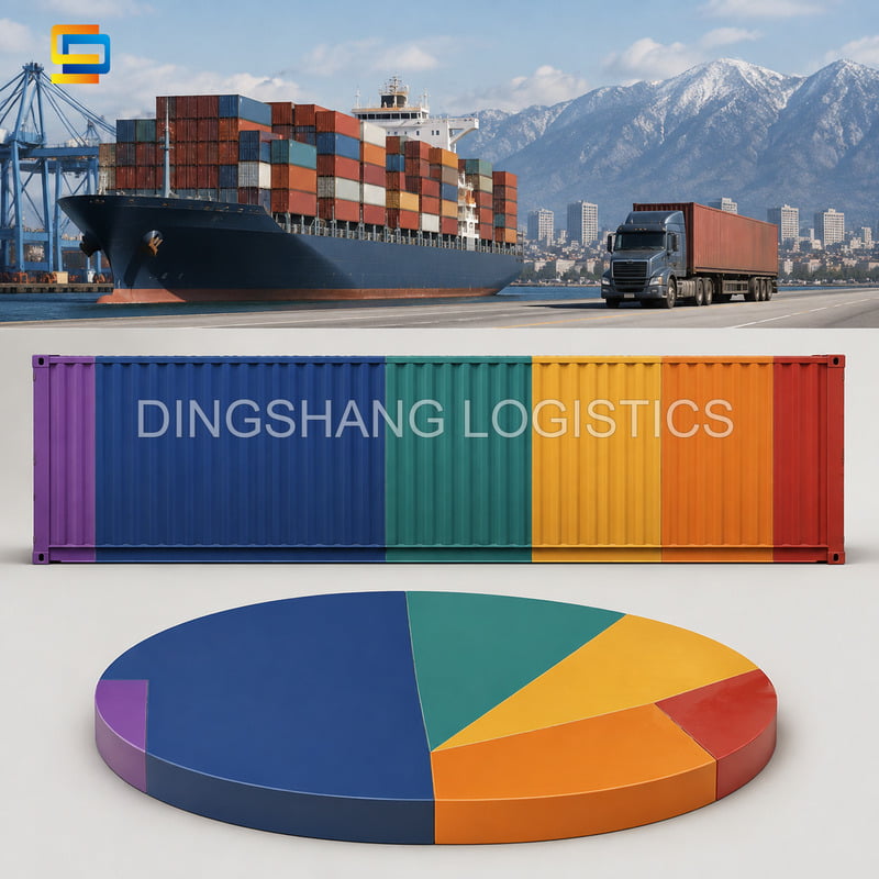 cost to ship a container from China to Salt Lake City