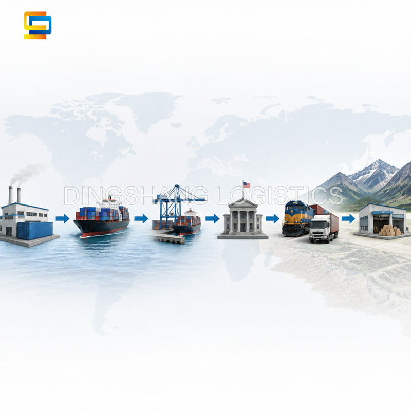 China to Salt Lake City container shipping transit time