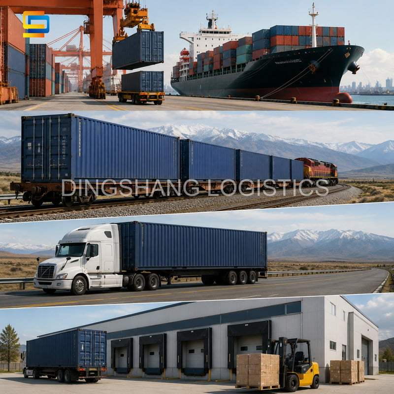 door-to-door delivery for container from China to Salt Lake City