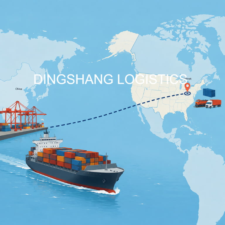 How to Ship a Container from China to Detroit?