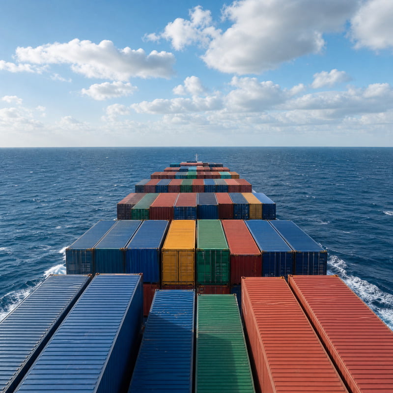 sea freight from China to USA transit time stages