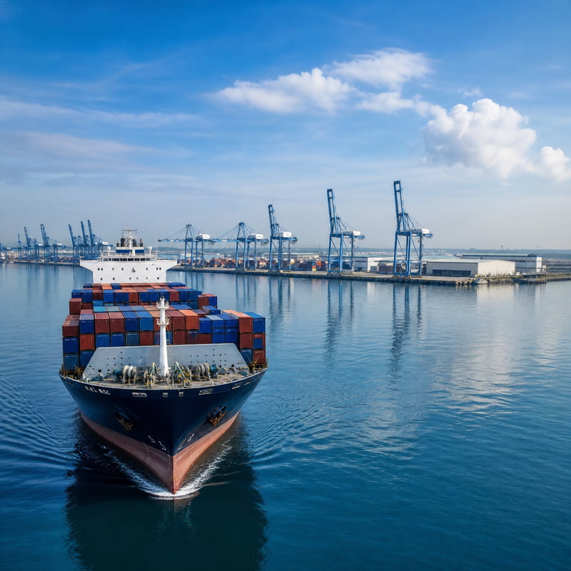 sea freight from China to USA route selection