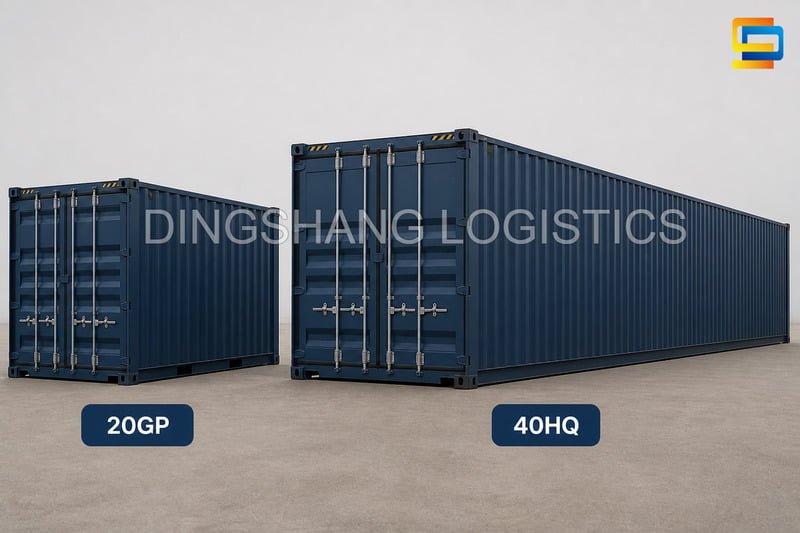 20GP and 40HQ container loading for China to Minneapolis freight